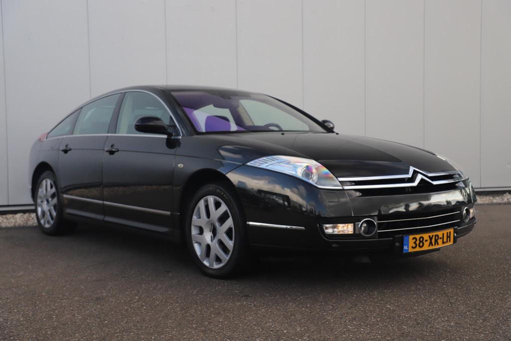 Citroen C6 2.7 HdiF V6 Automaat Origineel NL NAP! Navigatie, Auto's, Citroën, Gebruikt, C6, Met garantie (alle), Zwart