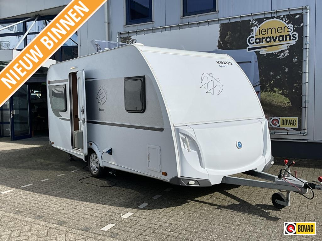 Knaus Sport 450 FU MOVER-VOORTENT-FRANDBED, Rondzit, Bedrijf, Overige typen, 4 tot 5 meter