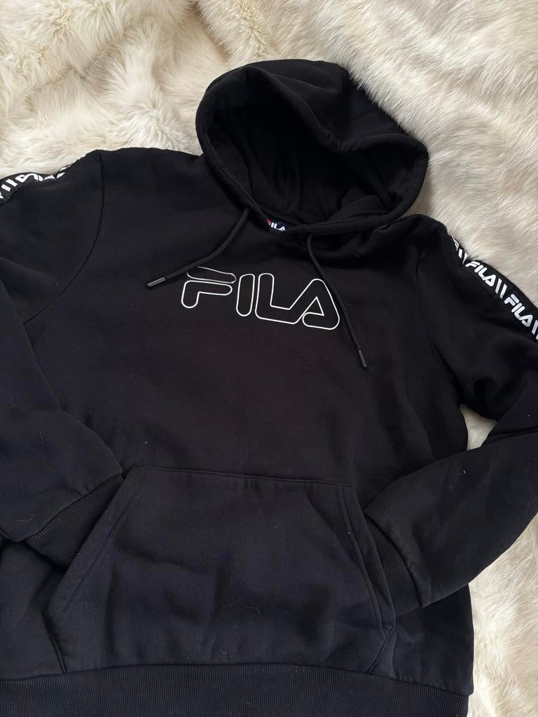 Fila Regular Fit Hoodie - Zwart - Maat XL, Ophalen of Verzenden, Zo goed als nieuw, Maat 56/58 (XL), Zwart