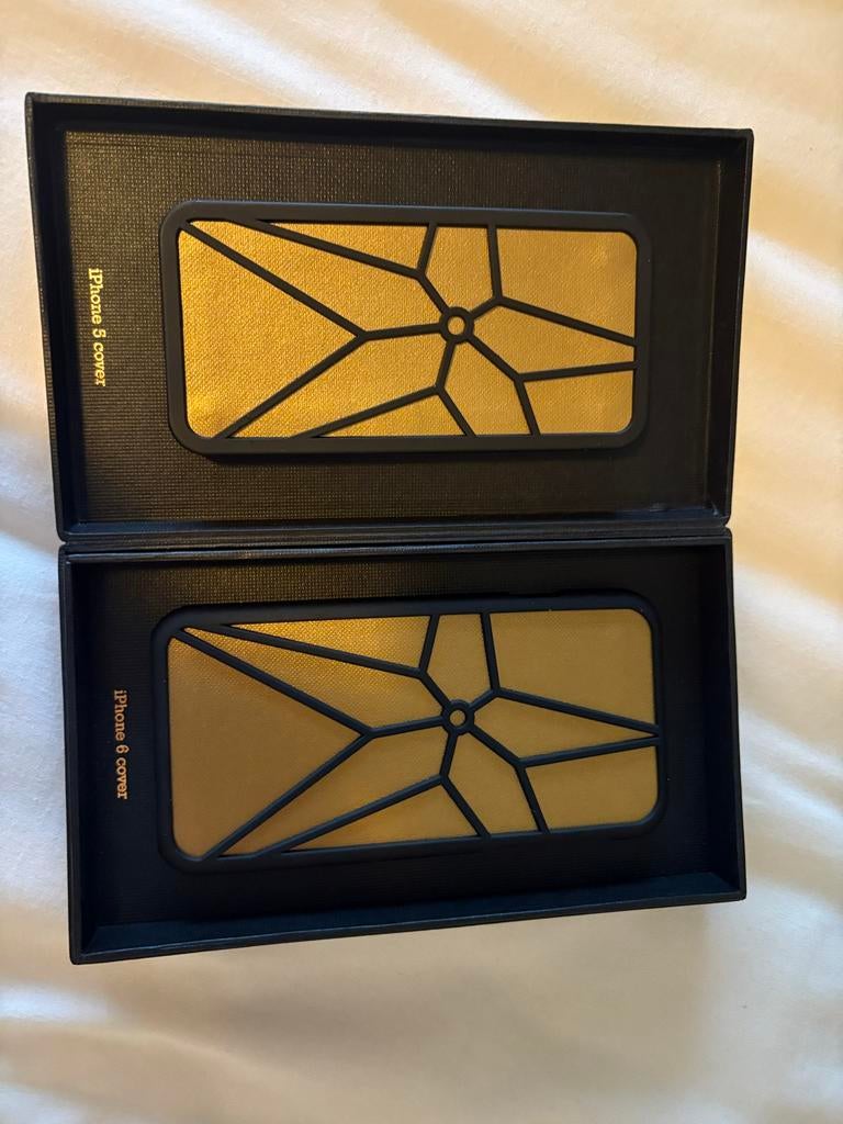 Roger Dubuis iPhone Hoesje - Zwart/Goud, Kunststof, Zwart, IPhone 5, Overige merken