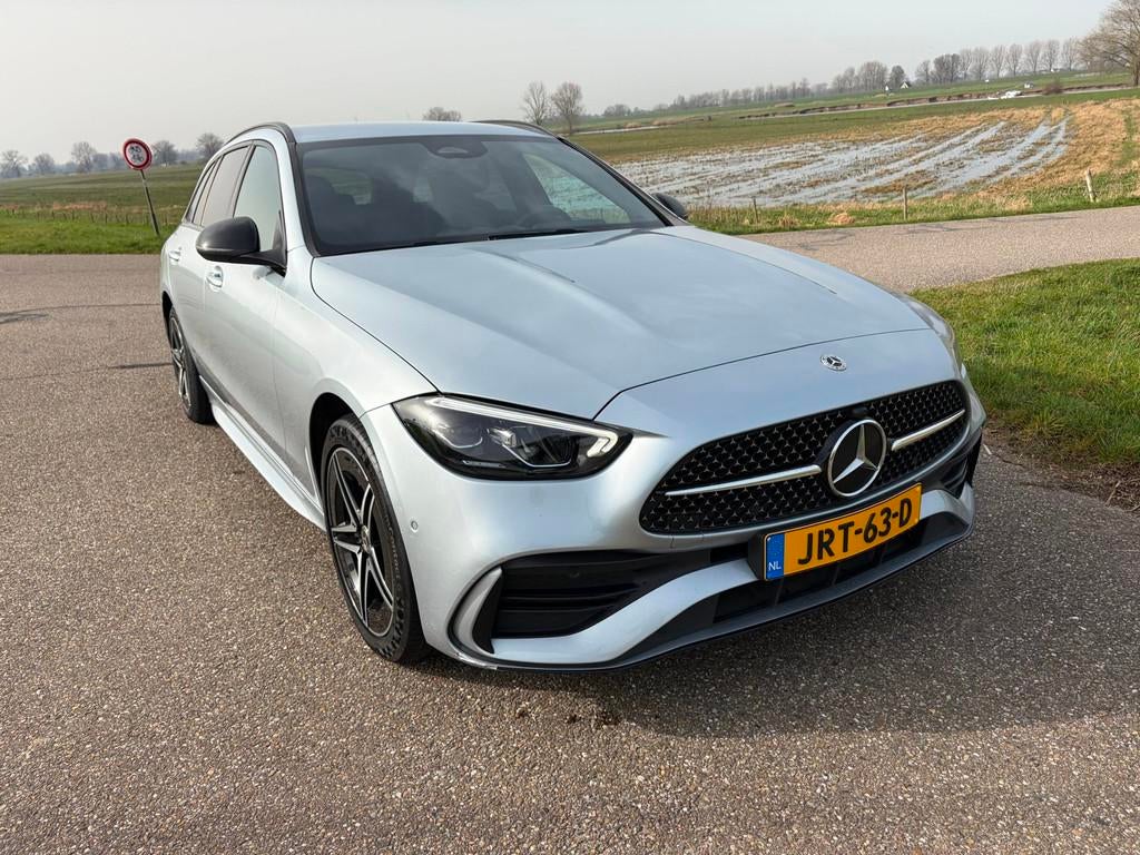 Mercedes-Benz C-klasse Estate 300 e AMG Line Sfeer BTW ALL I, Automaat, Achterwielaandrijving, Gebruikt, Zwart