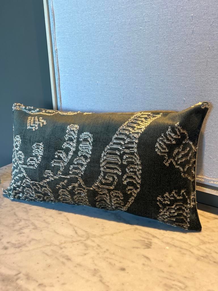 Dedar Milano Tiger Mountain Kussen Groen 50x30 cm, Ophalen of Verzenden, Nieuw, Groen, Rechthoekig