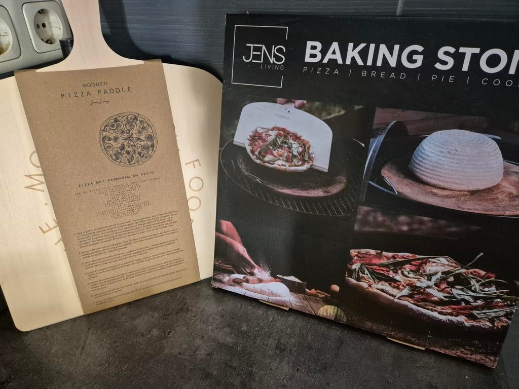 Kruidenboter plan en pizza stone + plaat, Ophalen, Nieuw