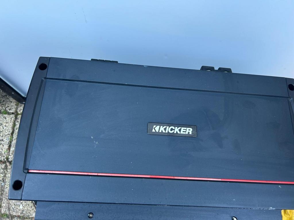 Kicker KXA2400.1 Sub Versterker 2400w, 120 watt of meer, Ophalen, Overige merken, Gebruikt