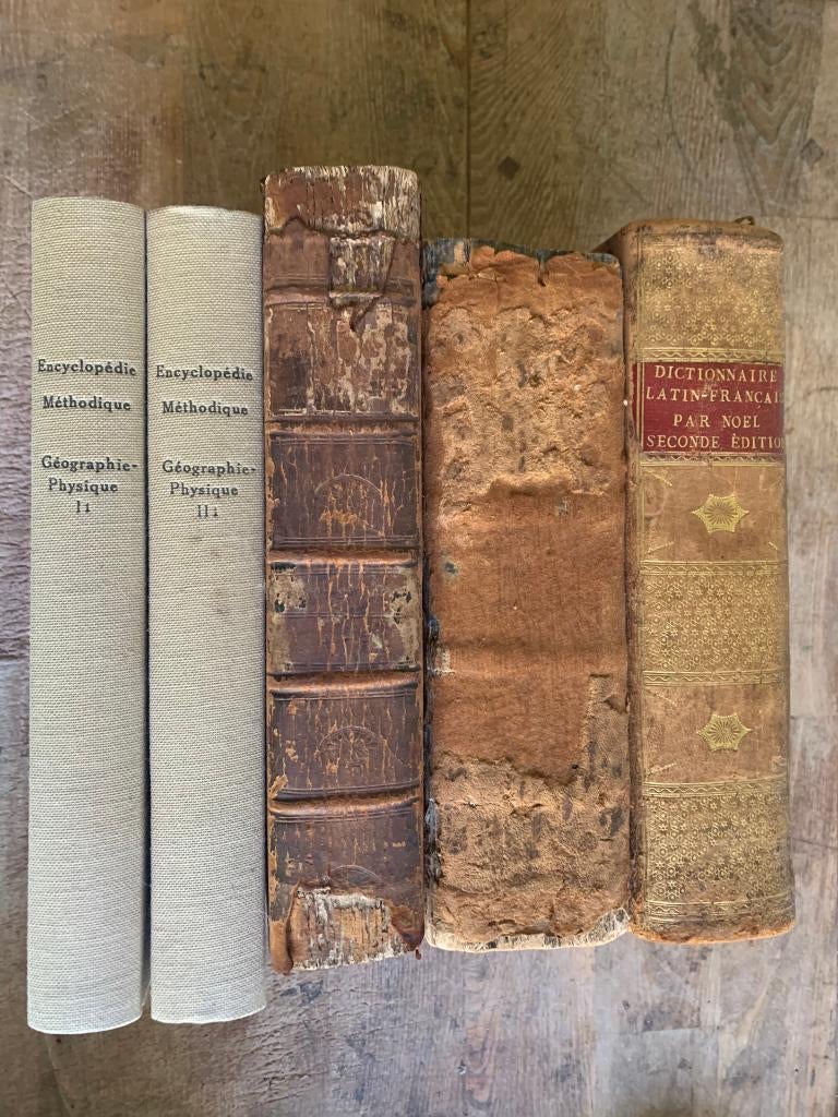 5 oude woordenboeken 18e en 19e eeuw 50 euro samen, Antiek en Kunst, Antiek | Boeken en Bijbels, Ophalen of Verzenden