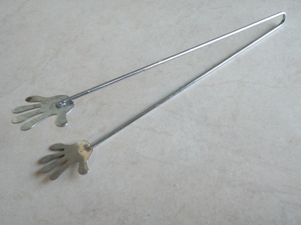 Tang om waxinelichtjes uit een windlicht te pakken., Ophalen of Verzenden, Nieuw, Metaal, 25 tot 50 cm