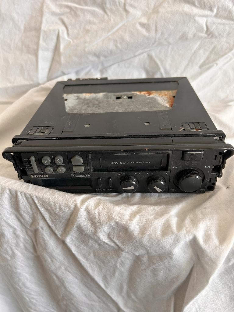 Philips auto radio cassette speler, Auto diversen, Ophalen of Verzenden, Gebruikt