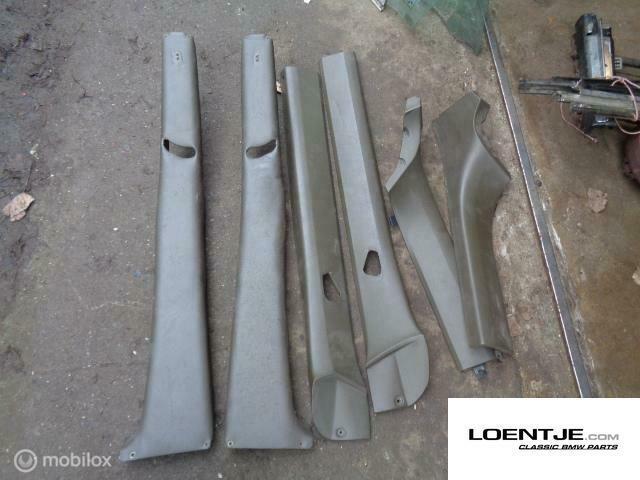 Afdekkap B-stijl en deurpanelen bmw e24 628 630 635 csi etc, Auto-onderdelen, Gebruikt, Ophalen of Verzenden, BMW, BMW