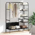 Nieuwe Zwarte Kledingrek / Organizer 120x44x160cm, Ophalen, Nieuw