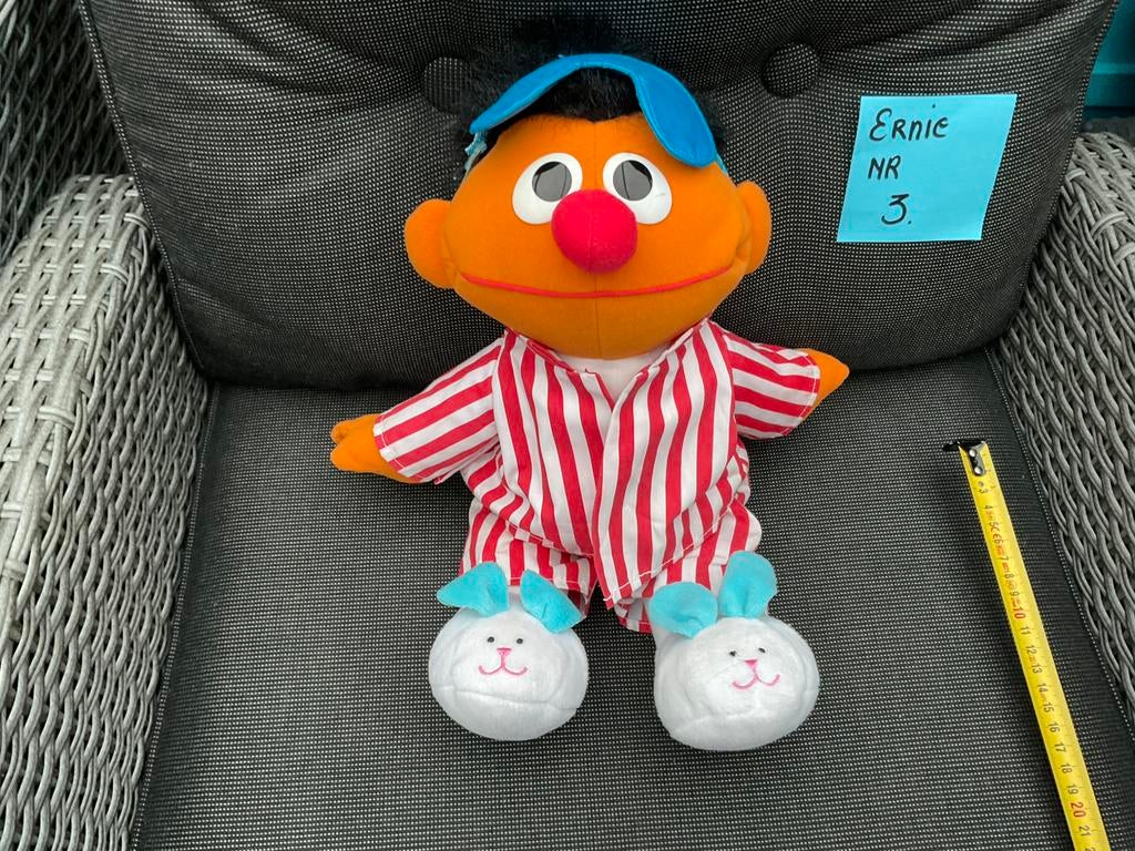 Gebruikte, TYCO, Sesamstraat Sleepy Ernie, werkt niet., Ophalen, Gebruikt, Beeldje of Figuurtje
