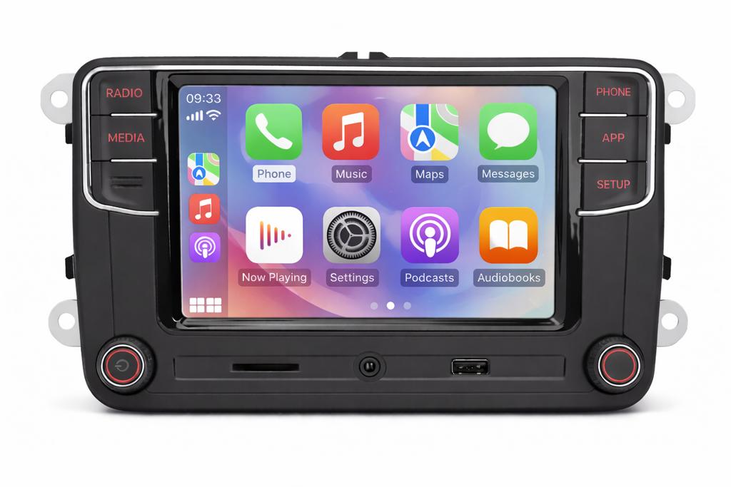 Volkswagen OEM RCD 330 CarPlay Autoradio, Auto diversen, Ophalen of Verzenden, Gebruikt