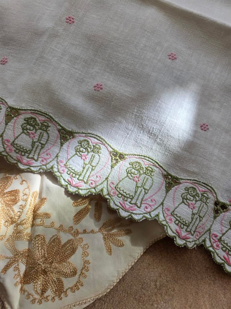 Vintage tafelkleden en servetten, Ophalen of Verzenden, Rechthoek