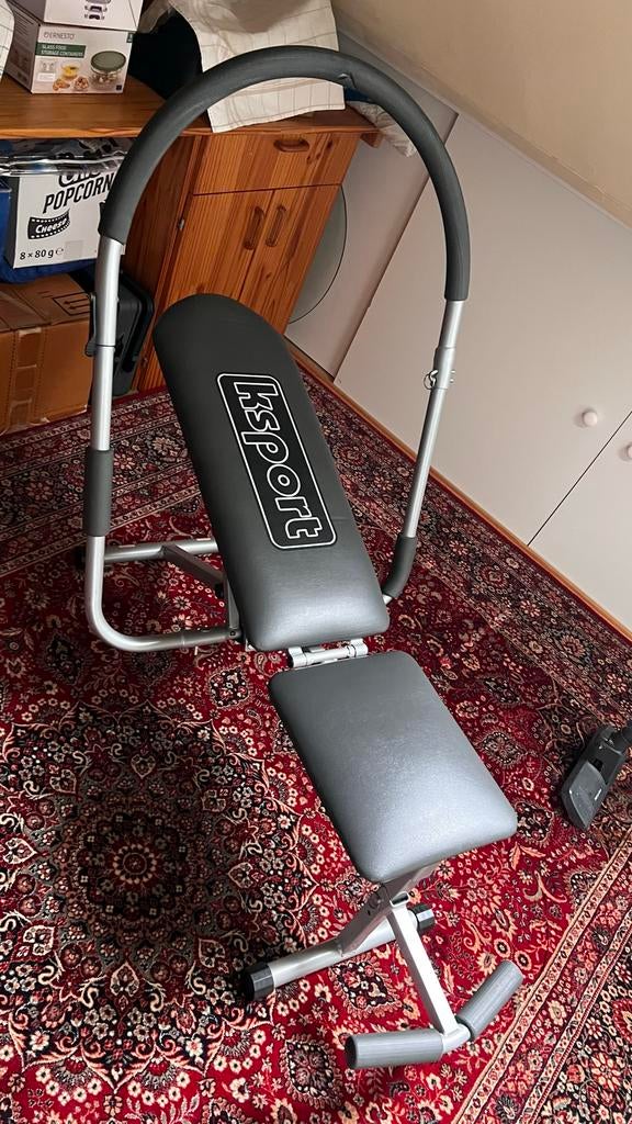 KSPORT Ab Trainer / Buikspierbank - Zo goed als nieuw, Ophalen, Zo goed als nieuw, Buik, Fitnessbank
