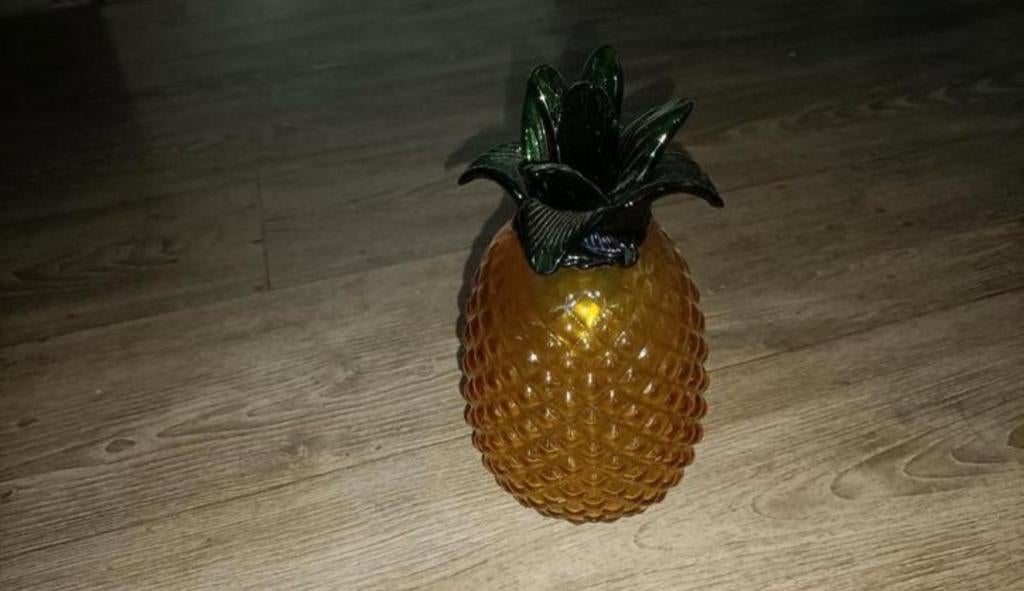 🍍❇️🍍glazen ananas🍍❇️🍍, Verzenden, Zo goed als nieuw