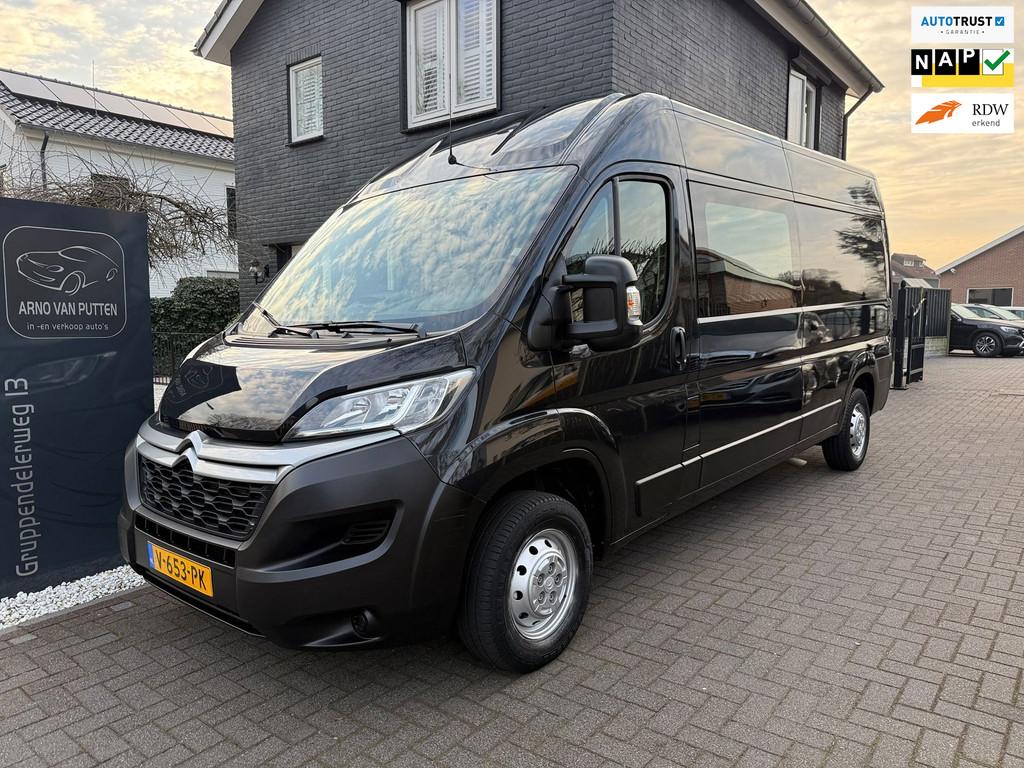 Citroen Jumper 2.0 BlueHDi L3H2 Dubbele Cabine /Camera /Crui, Auto's, Bestelauto's, Voorwielaandrijving, Stof, Gebruikt, Euro 6