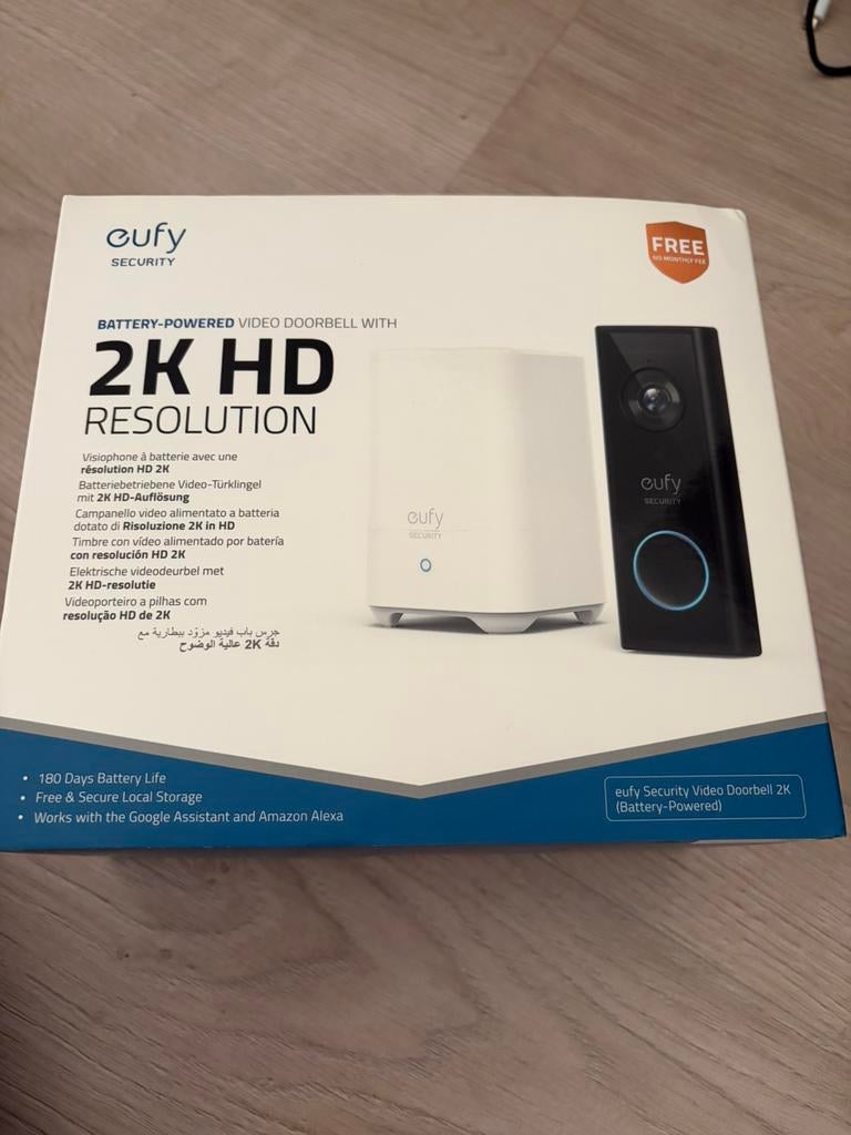 Deurbel Eufy, Ophalen of Verzenden, Zo goed als nieuw