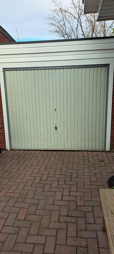 garagedeur met elek.opener, Doe-het-zelf en Verbouw, Deuren en Horren, Ophalen, Gebruikt, Garagedeur, 120 cm of meer