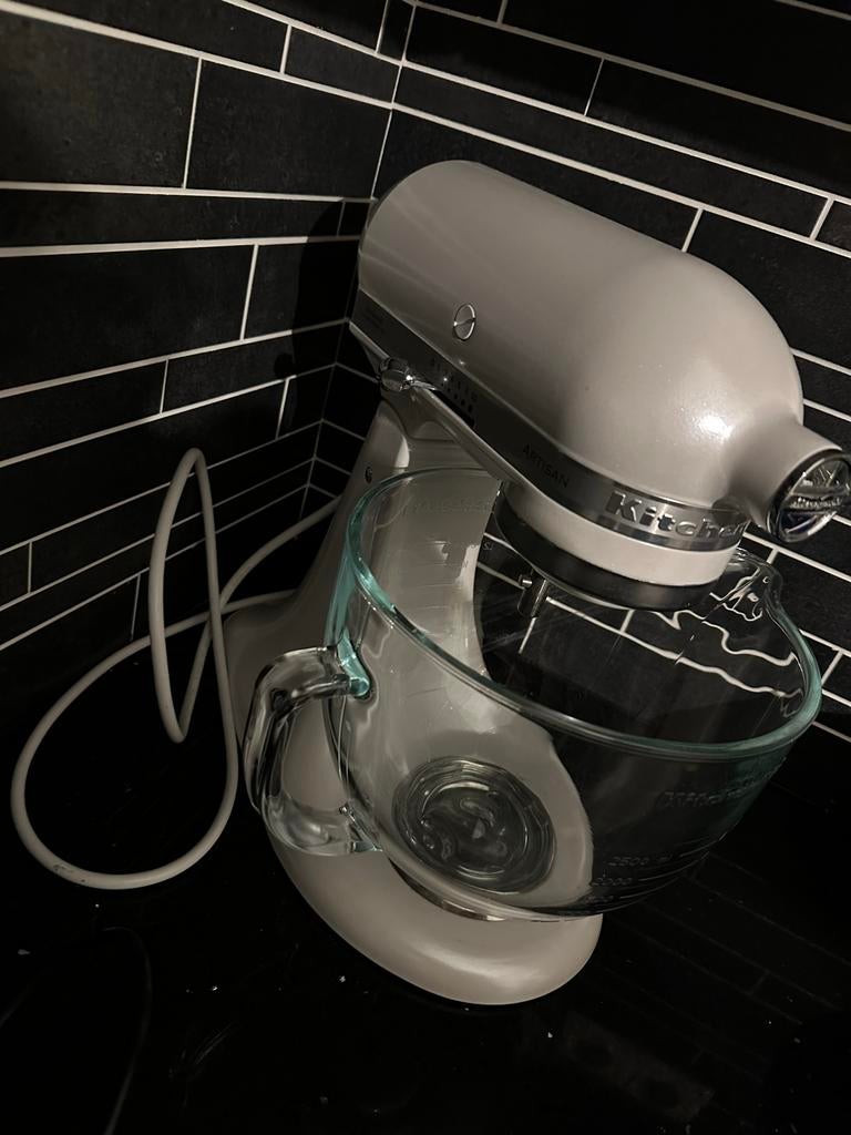 KitchenAid mixer 4,8 liter, Witgoed en Apparatuur, Keukenmixers, 4 liter of meer, Ophalen of Verzenden, Gebruikt, 3 snelheden of meer