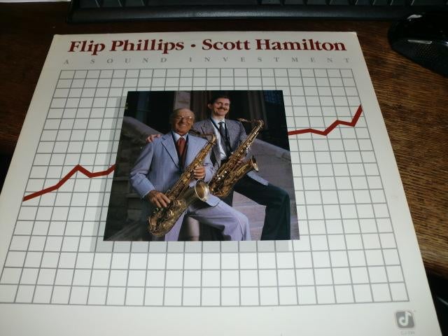 Flip Phillips/Scott Hamilton ‎ASoundInvestment Concord LP   , 1980 tot heden, Ophalen of Verzenden, Zo goed als nieuw, 12 inch