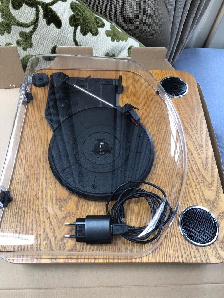 MAGINON HS-T08 USB-platenspeler met Bluetooth Houtlook, Overige merken, Automatisch, Nieuw, Ophalen of Verzenden