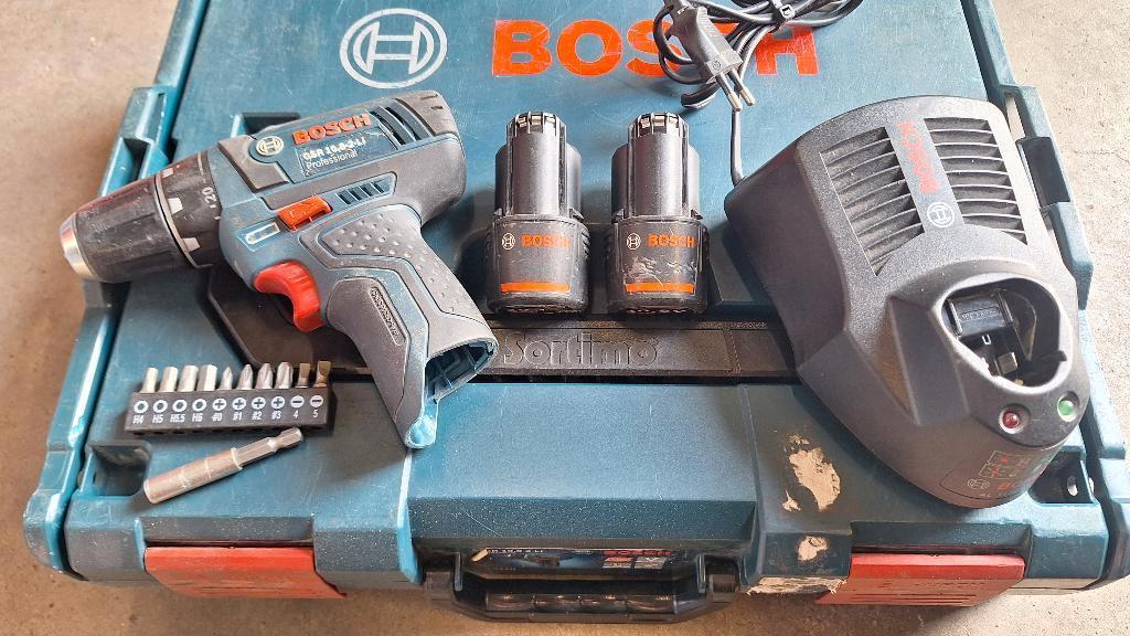 Bosch GSR 10,8-2-Li Schoef machine. 10,8 volt., ., Ophalen of Verzenden, Zo goed als nieuw, .