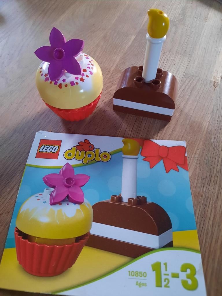 Lego Duplo 10850 Mijn eerste taartje gebakje, Ophalen of Verzenden, Gebruikt, Complete set, Duplo