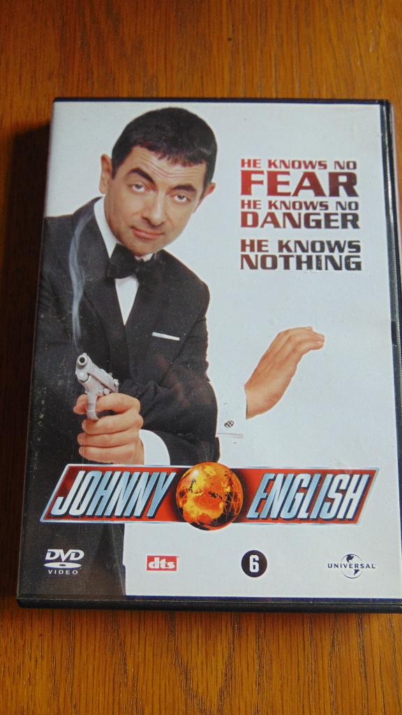 Johnny English dvd, Cd's en Dvd's, Dvd's | Komedie, Gebruikt, Actiekomedie, Alle leeftijden, Ophalen of Verzenden