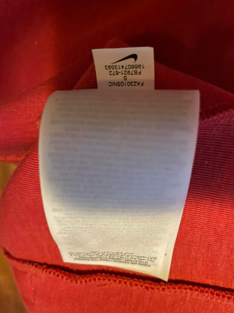 Nike Tech Fleece Vest - Maat S - Rood, Ophalen of Verzenden, Nieuw, Maat 46 (S) of kleiner, Rood