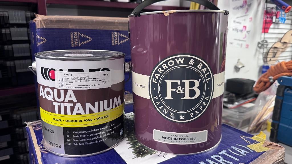 Farrow & Ball verf eiglans VeVeo primer, Ophalen, Nieuw, Overige kleuren, Verf
