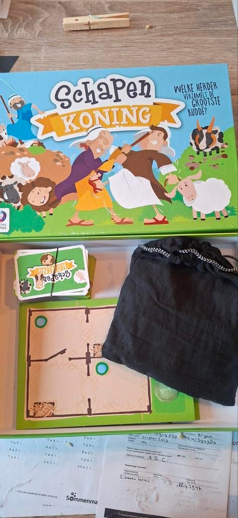 Schapenkoning spel, Hobby en Vrije tijd, Gezelschapsspellen | Bordspellen, Vijf spelers of meer, Ophalen of Verzenden, Zo goed als nieuw