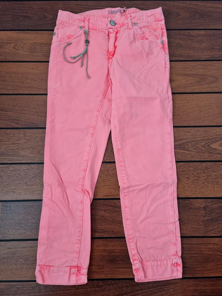 RIVERWOODS broek maat 140 ** ZGAN ** LEUK KLEURTJE **, Kinderen en Baby's, Kinderkleding | Maat 140, Broek, River Woods, Meisje