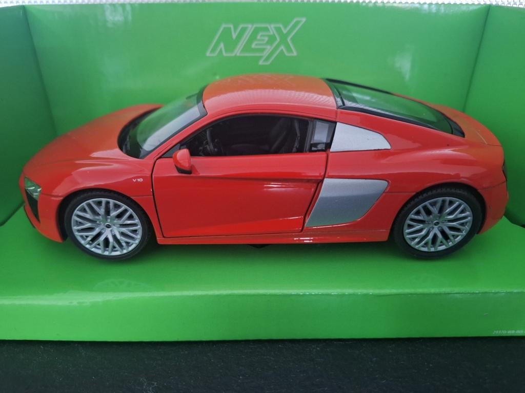 Audi R8 V10 Schaal 1:24, Auto, Nieuw, Ophalen of Verzenden, Welly