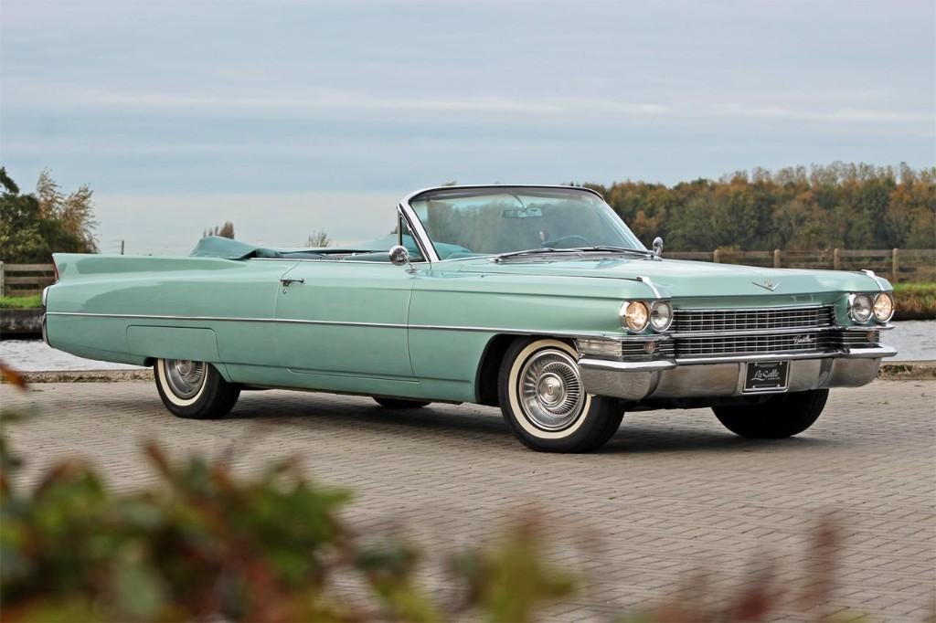 1963 Cadillac Serie 62 Convertible - CA import, topconditie, Automaat, Achterwielaandrijving, Cabriolet, Leder