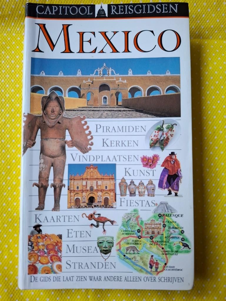 Capitool reisgids Mexico, Boeken, Reisgidsen, Gelezen, Capitool, Reisgids of -boek, Midden-Amerika