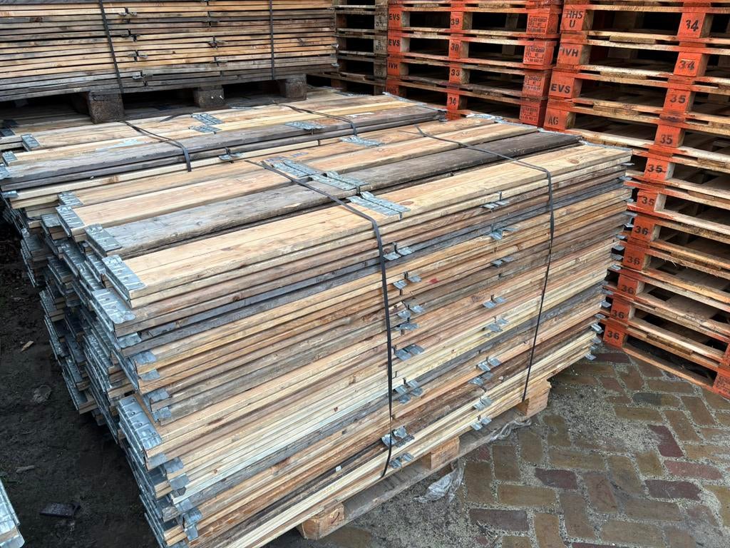 Palletranden 80x120 cm (Zie Omschrijving), Doe-het-zelf en Verbouw, Hout en Planken, Ophalen of Verzenden, Zo goed als nieuw