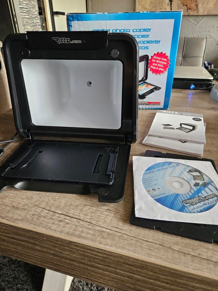 Zgan Ritz Scan Digitale Fotokopieerapparaat, dia/foto scan, Fotoscanner, Zo goed als nieuw, Ritz Scan, MacOS