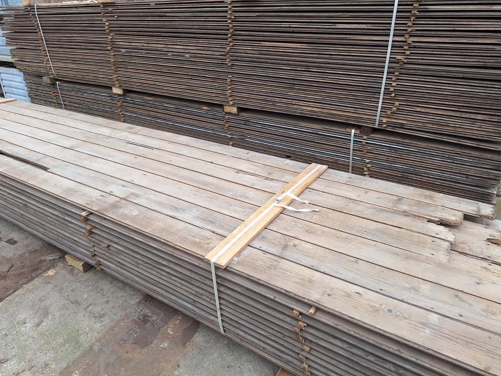 Mooie  partij  brede sloophout planken  Oude vloerdelen, Ophalen of Verzenden, Gebruikt