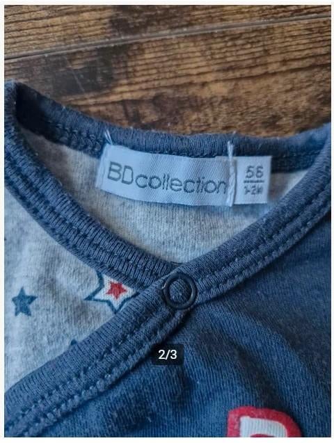 Grijze boy boxpakje met sterren maat 56 h4, Onbekend, Ophalen of Verzenden, Zo goed als nieuw, Onbekend