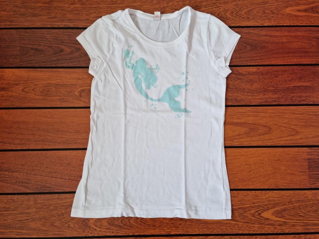 ESPRIT shirt maat 140 ** ZEEMEERMIN SHIRT **, Meisje, Ophalen of Verzenden, Zo goed als nieuw, Esprit