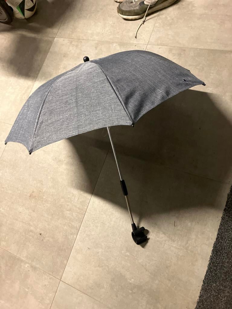 Dubatti one Grey melange parasol - Zo goed als nieuw, Ophalen, Zo goed als nieuw, Kinderwagen, Overige merken