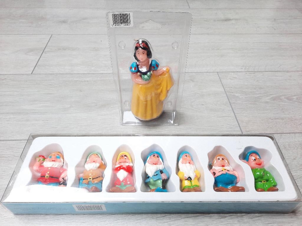 Disney kaarsen Sneeuwwitje en 7 dwergen nieuw, Verzamelen, Ophalen of Verzenden, Sneeuwwitje of Doornroosje, Nieuw, Overige typen