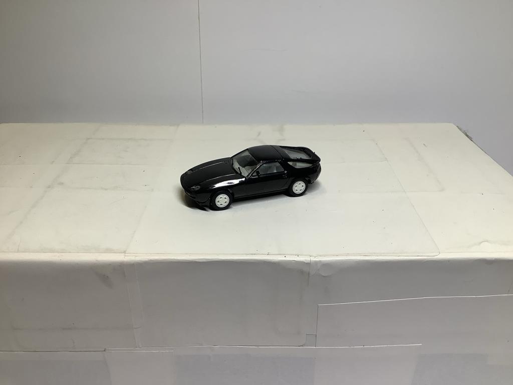 Zwarte Porsche 928 Modelauto, Ophalen of Verzenden, Zo goed als nieuw, Auto, Overige merken