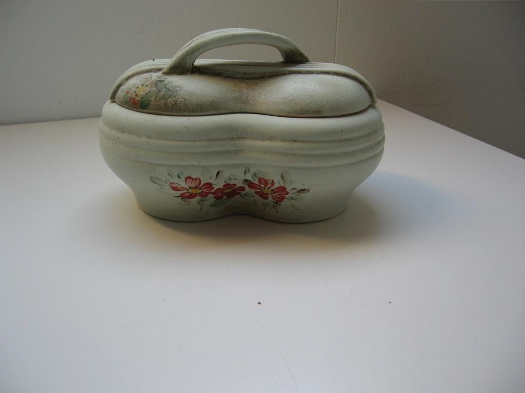 oud stenen koekjes pot + deksel en handgreep €10.- Gemerkt, Ophalen of Verzenden