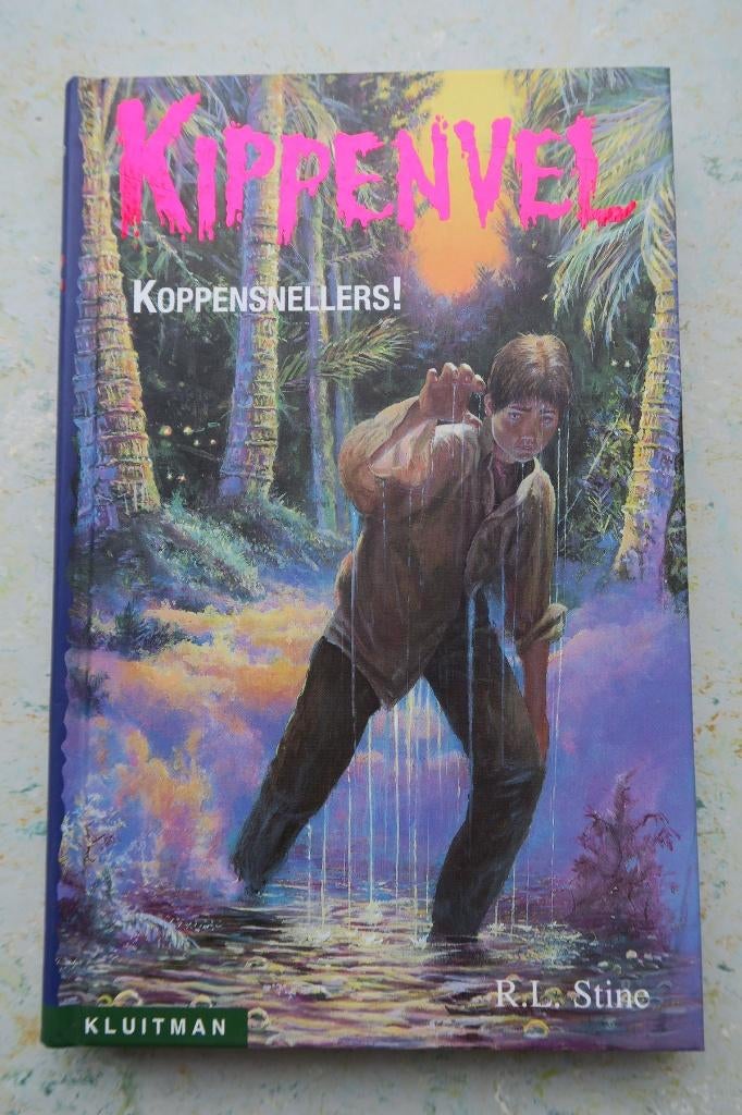 Boek: Kippenvel serie - Koppensnellers! - R.L. Stine, Ophalen of Verzenden, Zo goed als nieuw, Fictie, R.L. Stine