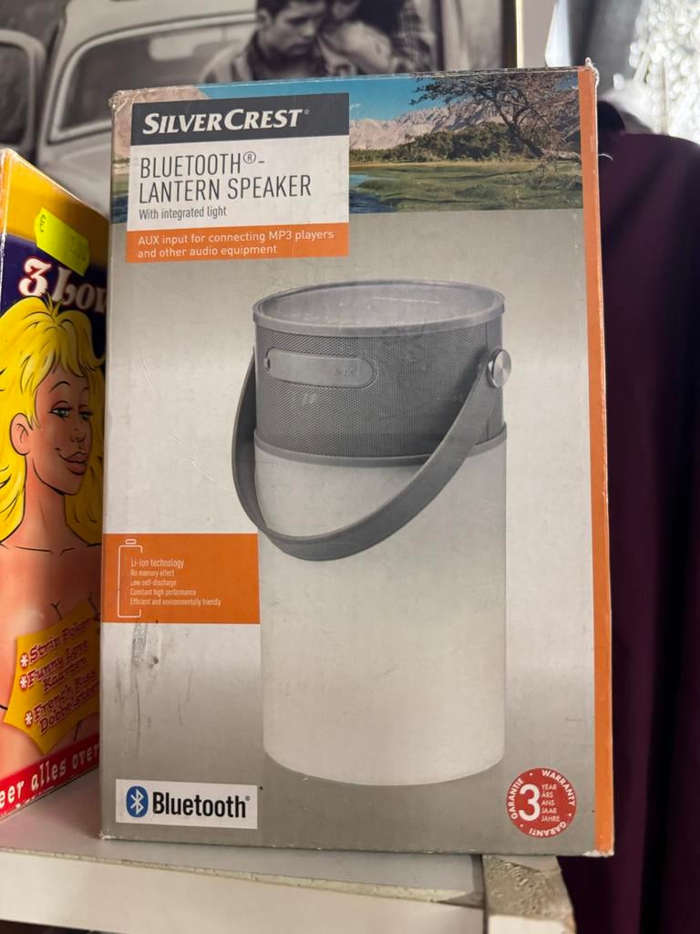 SilverCrest Bluetooth Lantern Speaker - Nieuwstaat, Overige merken, ., Ophalen of Verzenden, Zo goed als nieuw
