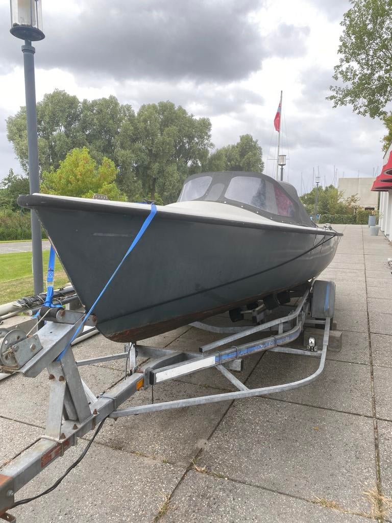 Open zeilboot met ophaalbare kiel-Seabird 620-incl. Trailer, Ophalen, Geen motor, Gebruikt, 6 meter of meer