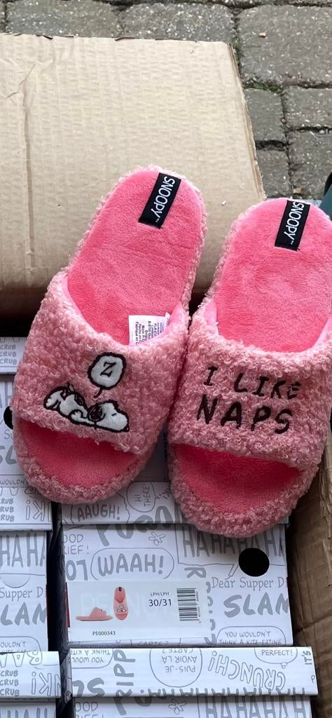 Roze meisje pantoffels Peanuts Snoopy maat30-31/32-33/34-35, Peanuts Snoopy, Meisje, Overige typen, Nieuw