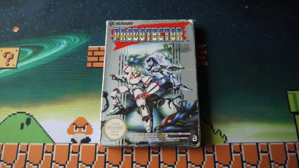 Probotector Nintendo NES in doos Konami PAL B, Spelcomputers en Games, Games | Nintendo NES, Avontuur en Actie, Gebruikt, 1 speler