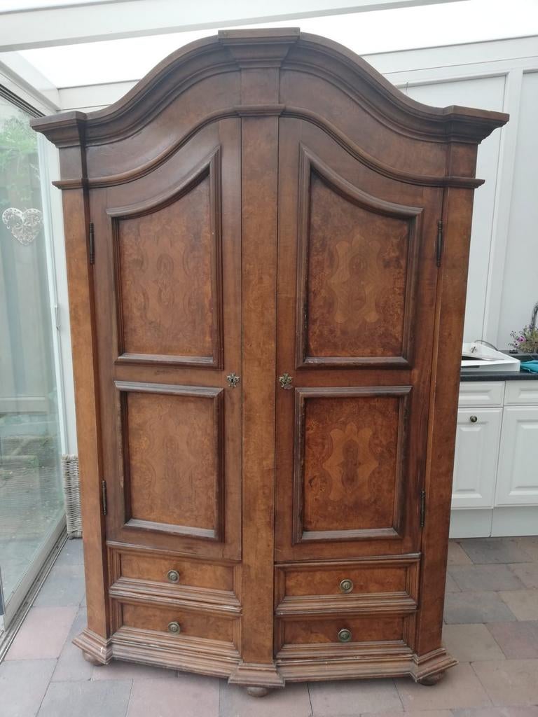 Prachtige Wortelnoten Kast, Antiek en Kunst, Ophalen