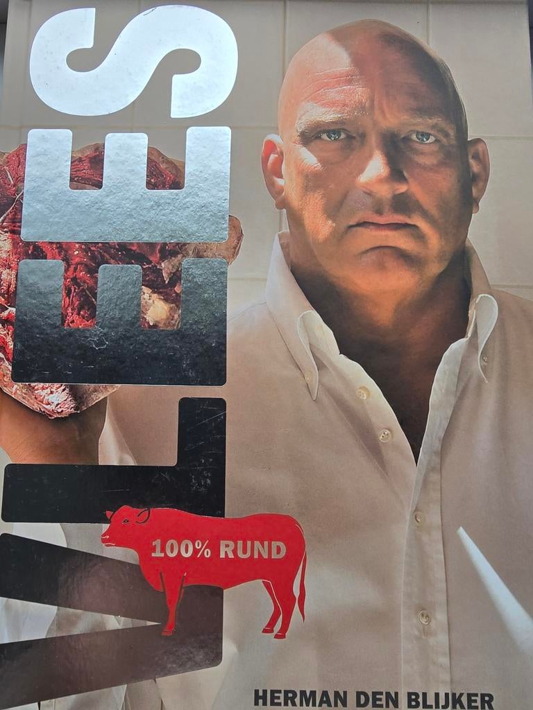 Jaap van Rijn - Vlees!, Boeken, Kookboeken, Zo goed als nieuw, Nederland en België, Ophalen of Verzenden